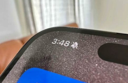 姜堰苹果15pro维修站分享如何隐藏iPhone15Pro上静音铃声图标 